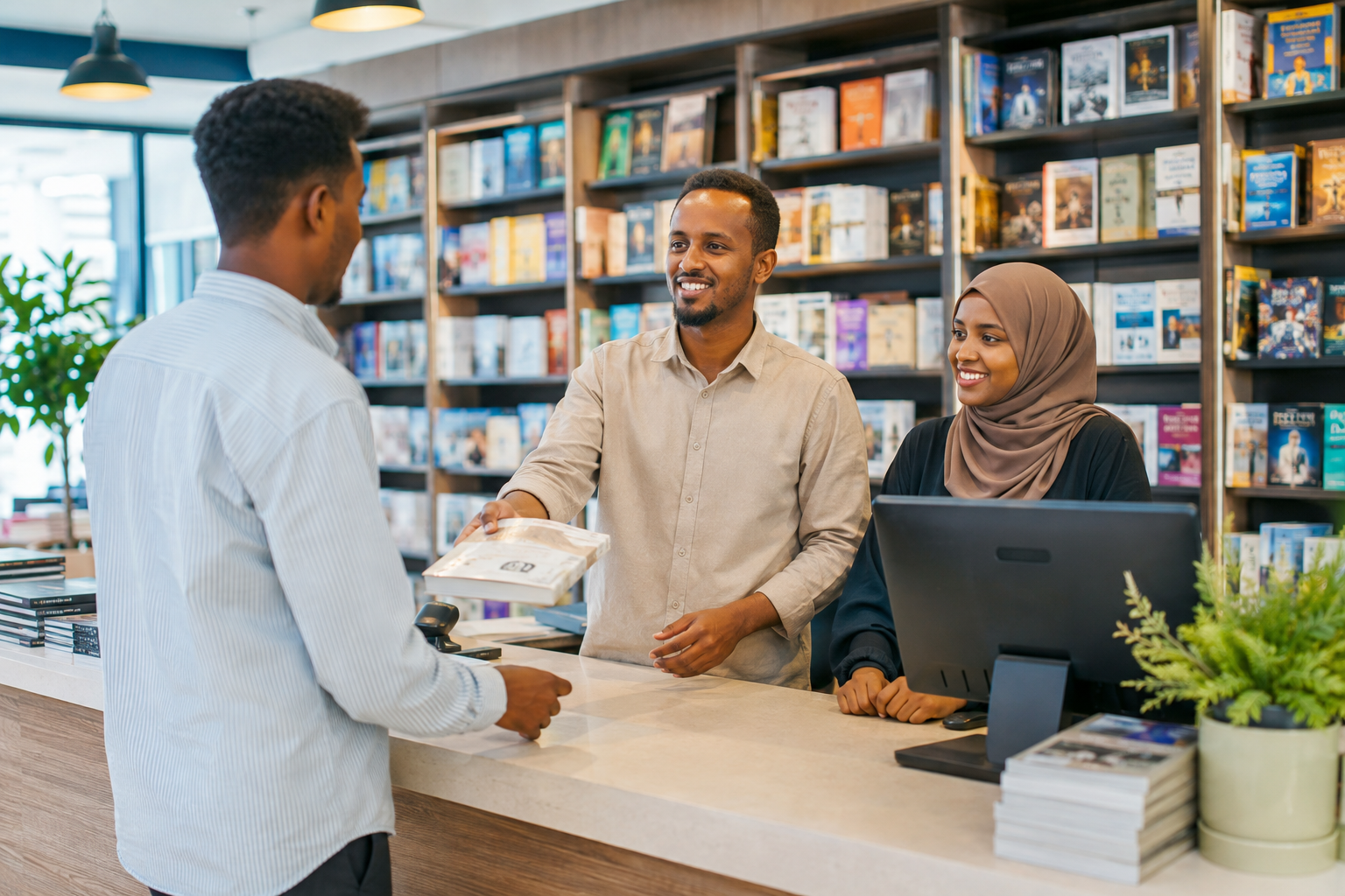Bookshop Management in use